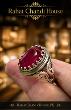 Antique Yaqoot In Irani Style Ring