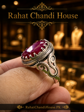Antique Yaqoot In Irani Style Ring
